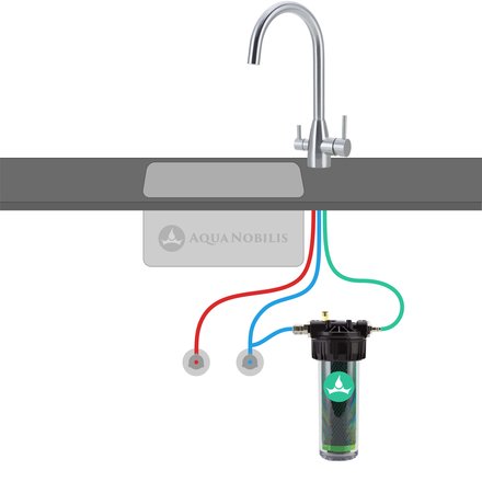 Aqua Nobilis VARIO-HP GFP schma de raccordement avec robinet 3 voies