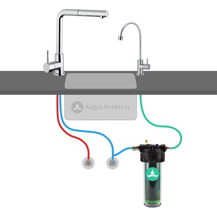 Aqua Nobilis VARIO-HP GFP connection scheme with a separate tap