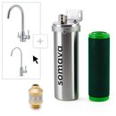Stainless steel under the counter water filter somava...