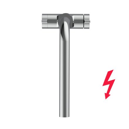 Alvito Paola Neo 3 way low pressure tap, chrome-plated