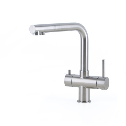 Alvito Atessa stainless steel 3 way tap, low, matt